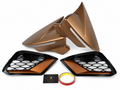 SEAT Leon Cupra 2017–2020– Mirror Caps & Front Grilles Bronze Styling Set