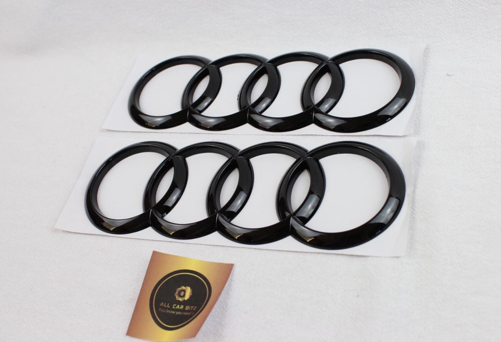 Audi TT  (2007–2021) Front & Rear Rings Badge Set