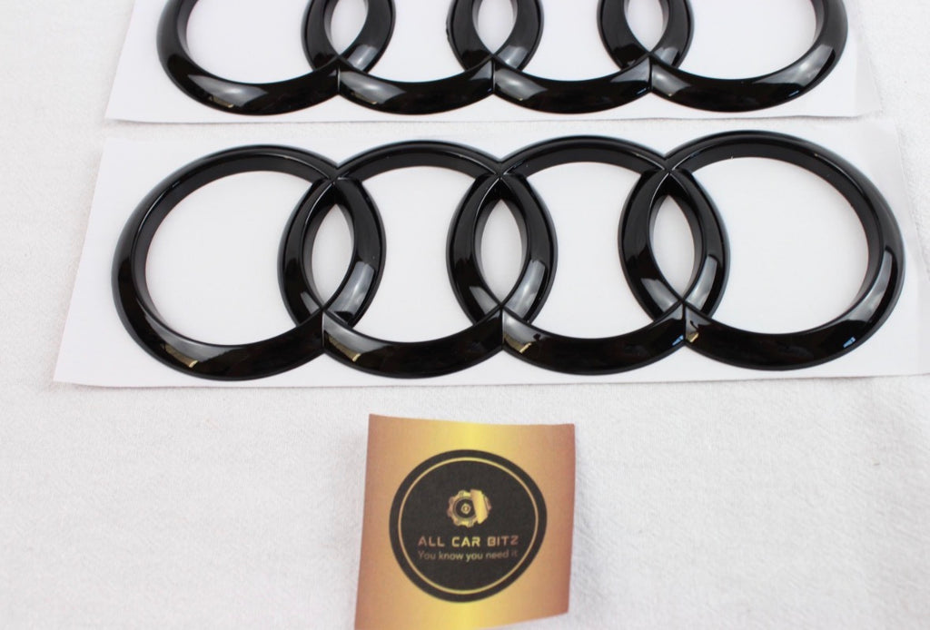 Audi TT  (2007–2021) Front & Rear Rings Badge Set