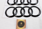 Audi TT  (2007–2021) Front & Rear Rings Badge Set