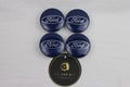 Blue Ford Wheel Centre Caps– Set of 4