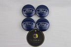Blue Ford Wheel Centre Caps– Set of 4