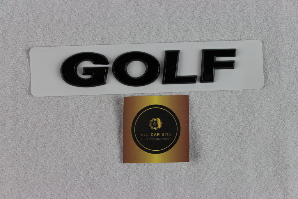 Volkswagen Golf MK6 Gloss Black Badge Set