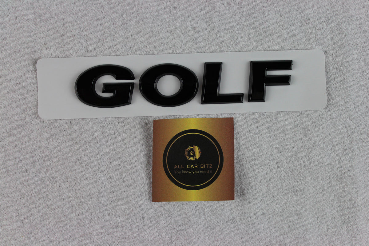 Volkswagen Golf MK6 Gloss Black Badge Set