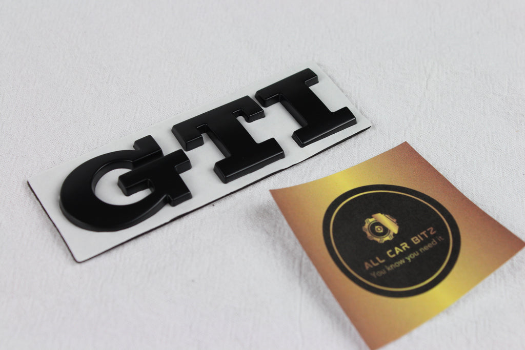Volkswagen GTI MK6 Gloss Black Badge Set