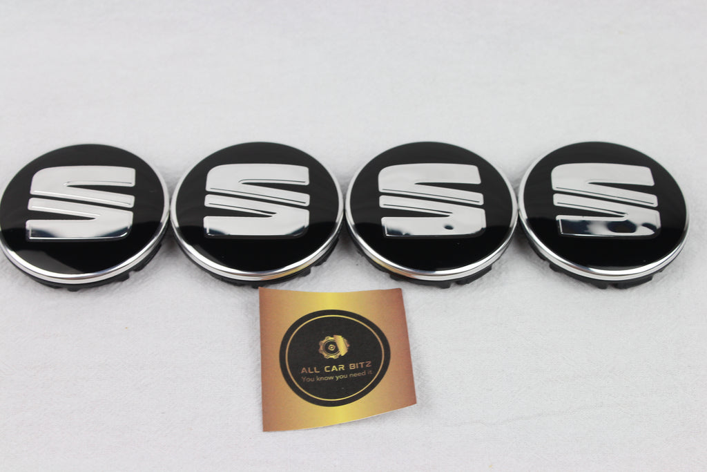 Seat Alloy Wheel Centre Caps 55mm