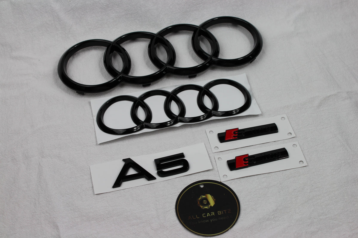 Audi A5 S Line Styling Badge Set