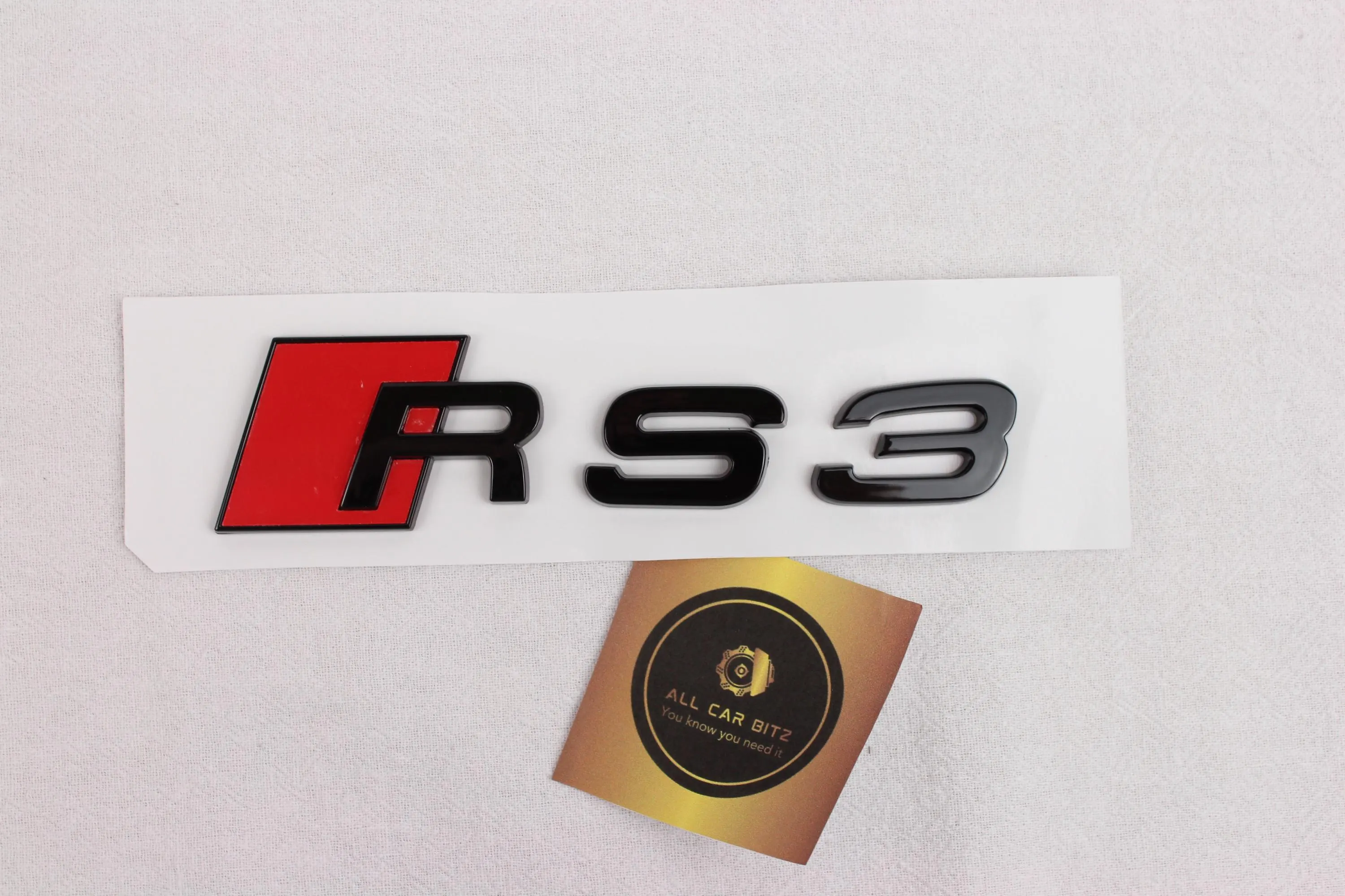 Audi RS3 Rear logo badge