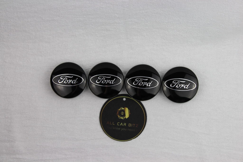 Black Ford Wheel Centre Caps
