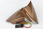 SEAT Leon Cupra 2017–2020– Mirror Caps & Front Grilles Bronze Styling Set
