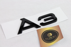Audi A3 black logo badge