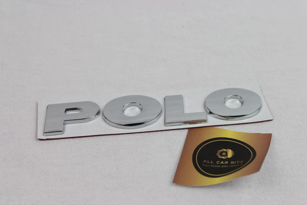 Volkswagen Chrome Polo logo badge