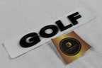 Volkswagen Golf MK7.5 Gloss Black Badge Set – Front, Rear &amp; GOLF Lettering