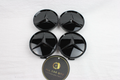 Mercedes-Benz Wheel Centre Caps – Gloss Black Set of 4