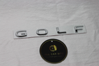 Volkswagen Golf MK8 2020–2026 chrome GOLF Letter Emblem