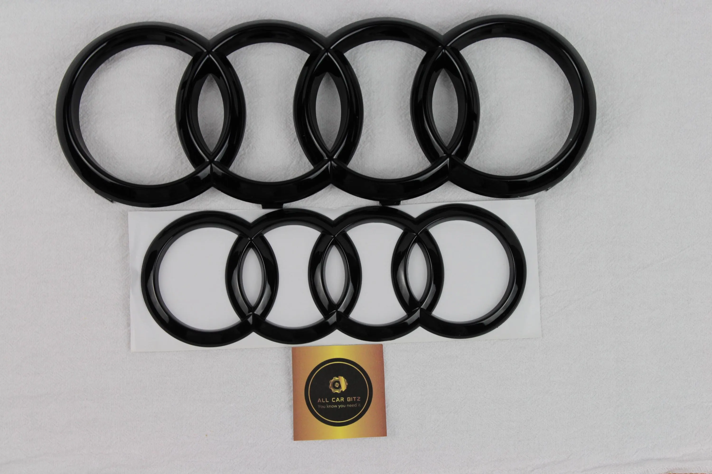 Audi A3 8V 2013- 2020 Front and Rear Black Badge Replacement