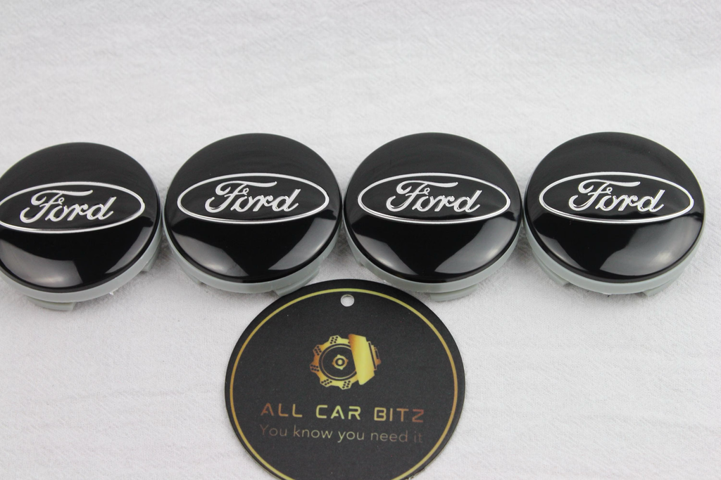 Black Ford Wheel Centre Caps