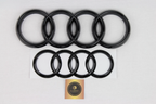 Audi A1 MK1 2008- 2022 Front and Rear Black Badge Replacement