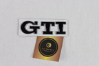 Volkswagen Golf MK7.5 Black GTI Black Complete Badge & Wheel Cap Set