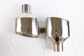 Audi RS3 6"x4" Chrome Oval Dual Exhaust TailPipe Tips
