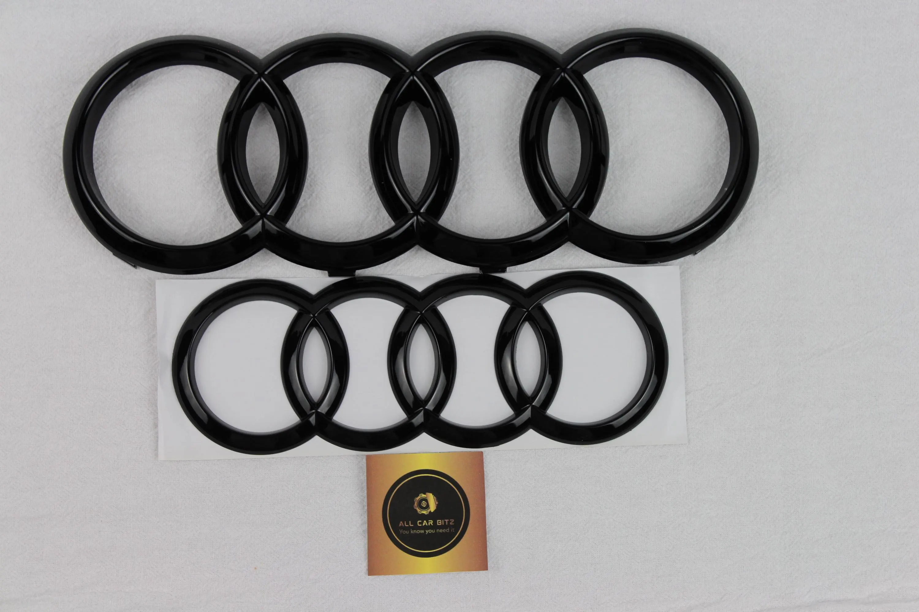 Audi S3 8V 2013- 2020 Front and Rear Black Badge Replacement