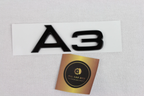 Audi A3 black logo badge