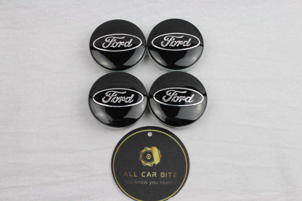 Black Ford Wheel Centre Caps