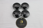 Black Ford Wheel Centre Caps