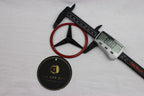 Mercedes-Benz C-Class 2019-2023 Gloss Black Front & Rear Badge Set