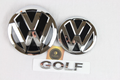 Volkswagen Golf MK7.5 Gloss Chrome Badge Set – Front, Rear & GOLF Lettering