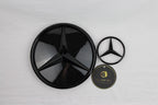 Mercedes-Benz C-Class 2019-2023 Gloss Black Front & Rear Badge Set