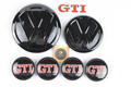Volkswagen Golf MK7.5 Red GTI Complete Badge & Wheel Cap Set