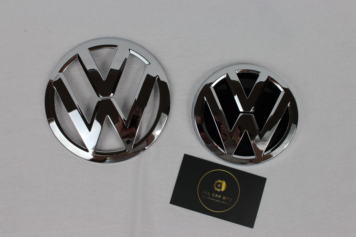 VW Golf MK7 Chrome Badge Set – Front, Rear & GOLF Lettering