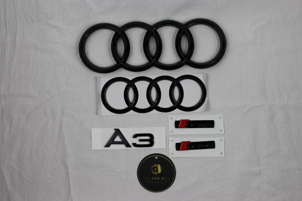Audi A3 S Line Styling Badge Set