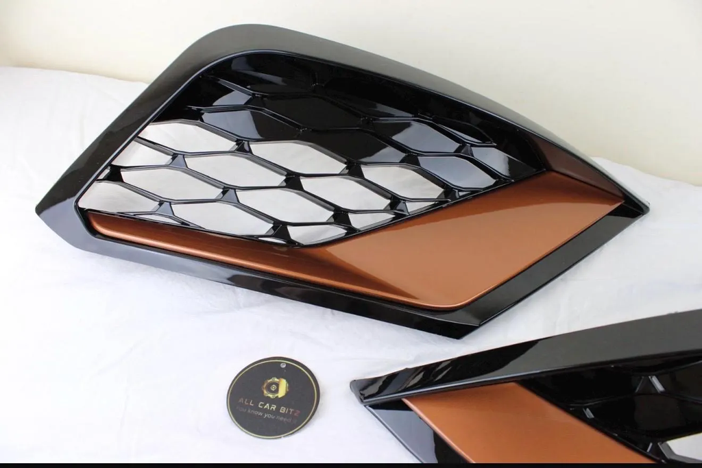 SEAT Leon Cupra 2017–2020– Mirror Caps & Front Grilles Bronze Styling Set