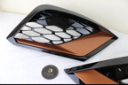 SEAT Leon Cupra 2017–2020– Mirror Caps & Front Grilles Bronze Styling Set