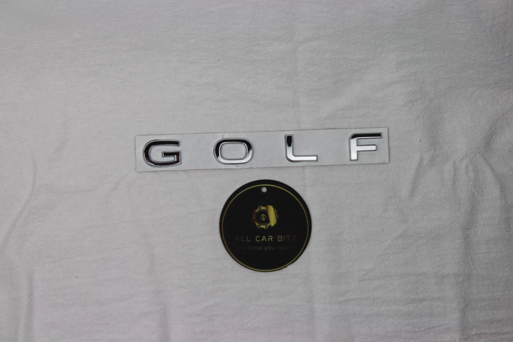 Volkswagen Golf MK8 2020–2026 chrome GOLF Letter Emblem