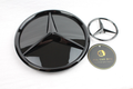 Mercedes-Benz C-Class 2019-2023 Gloss Black Front & Rear Badge Set