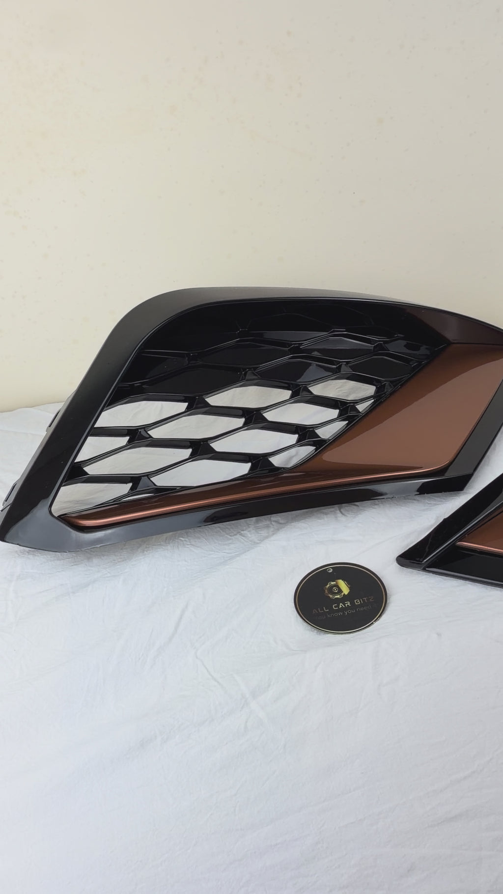 SEAT Leon Cupra 2017–2020– Mirror Caps & Front Grilles Bronze Styling Set